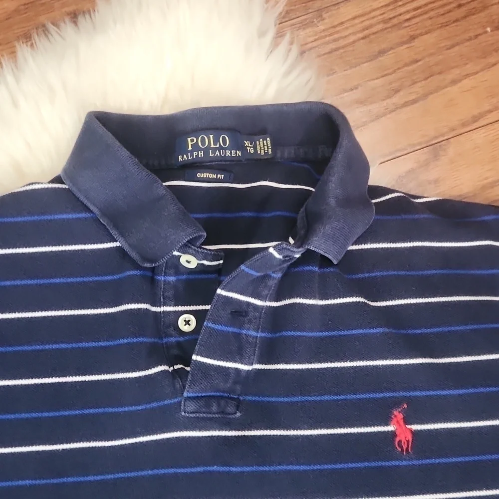 Ralph Lauren Striped Collared Shirt